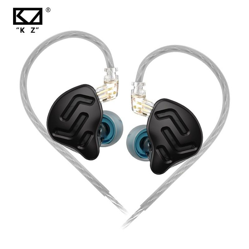 KZ ZNA In Ear Earphones 12MM Dual-magnetic Cavity Dynamic Headphones HiFi Bass M