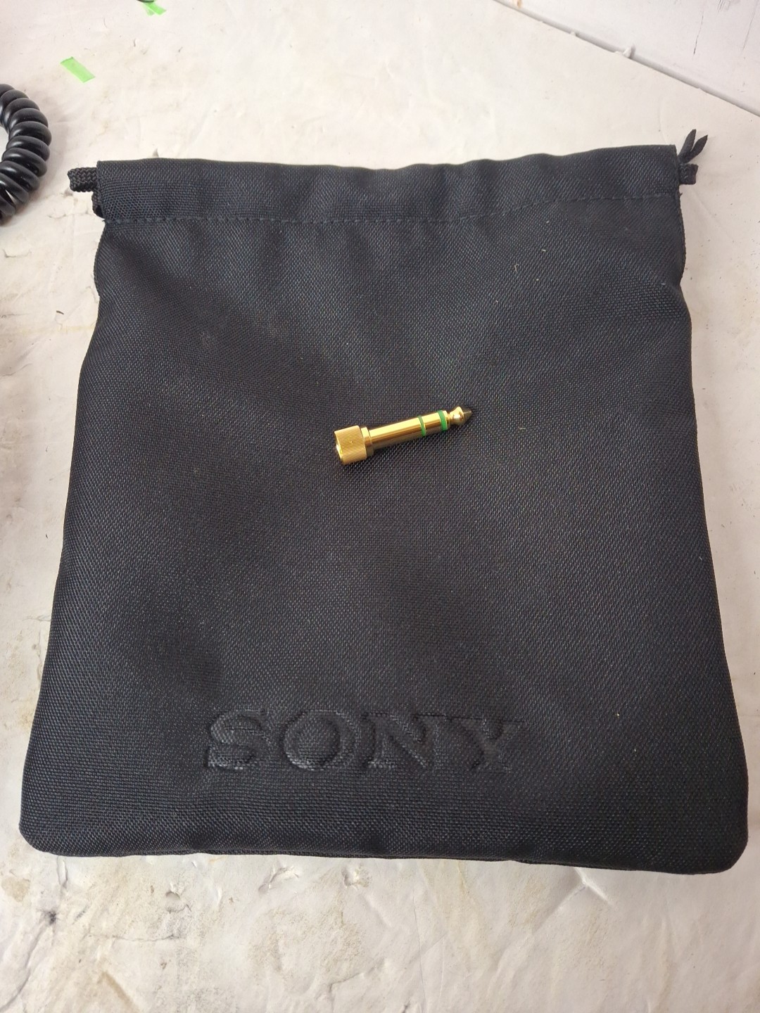 Sony MDR-7506 Sound Monitor Headphones (Black) Bag And Jack Excellent Condition