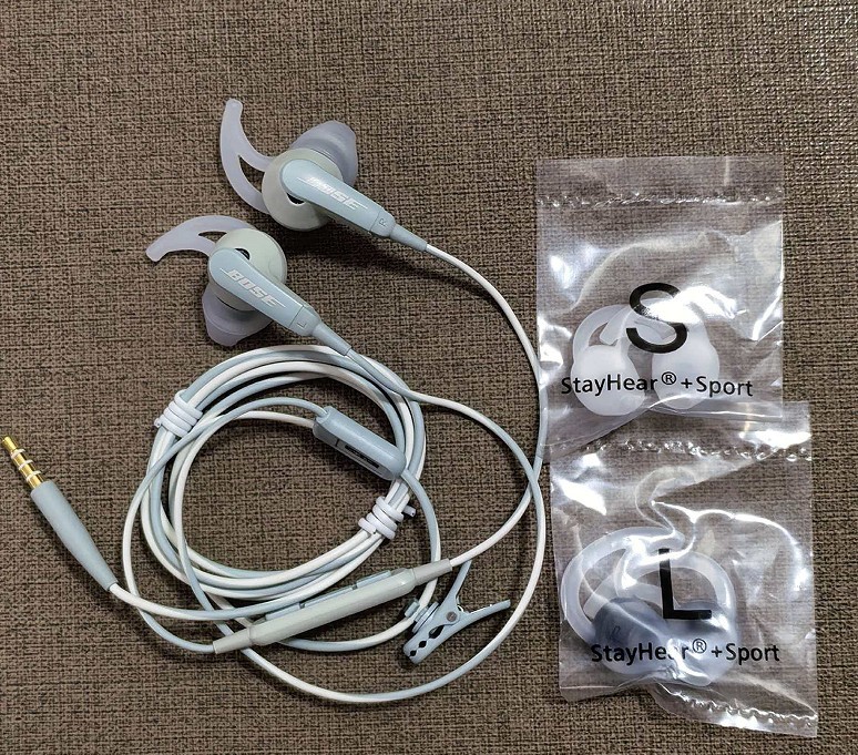 SoundSport In-Ear Earphones Headset 3.5mm Jack For Apple ios Version-Frost Whit