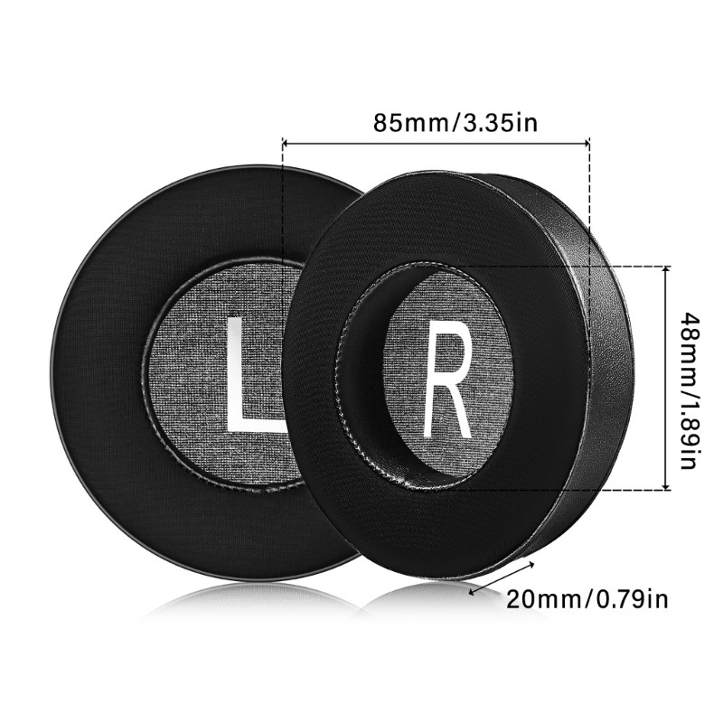 Round Earpads Ear Pad for 70 75 80 85 90 95 100 105mm Headphones Ear Cushions
