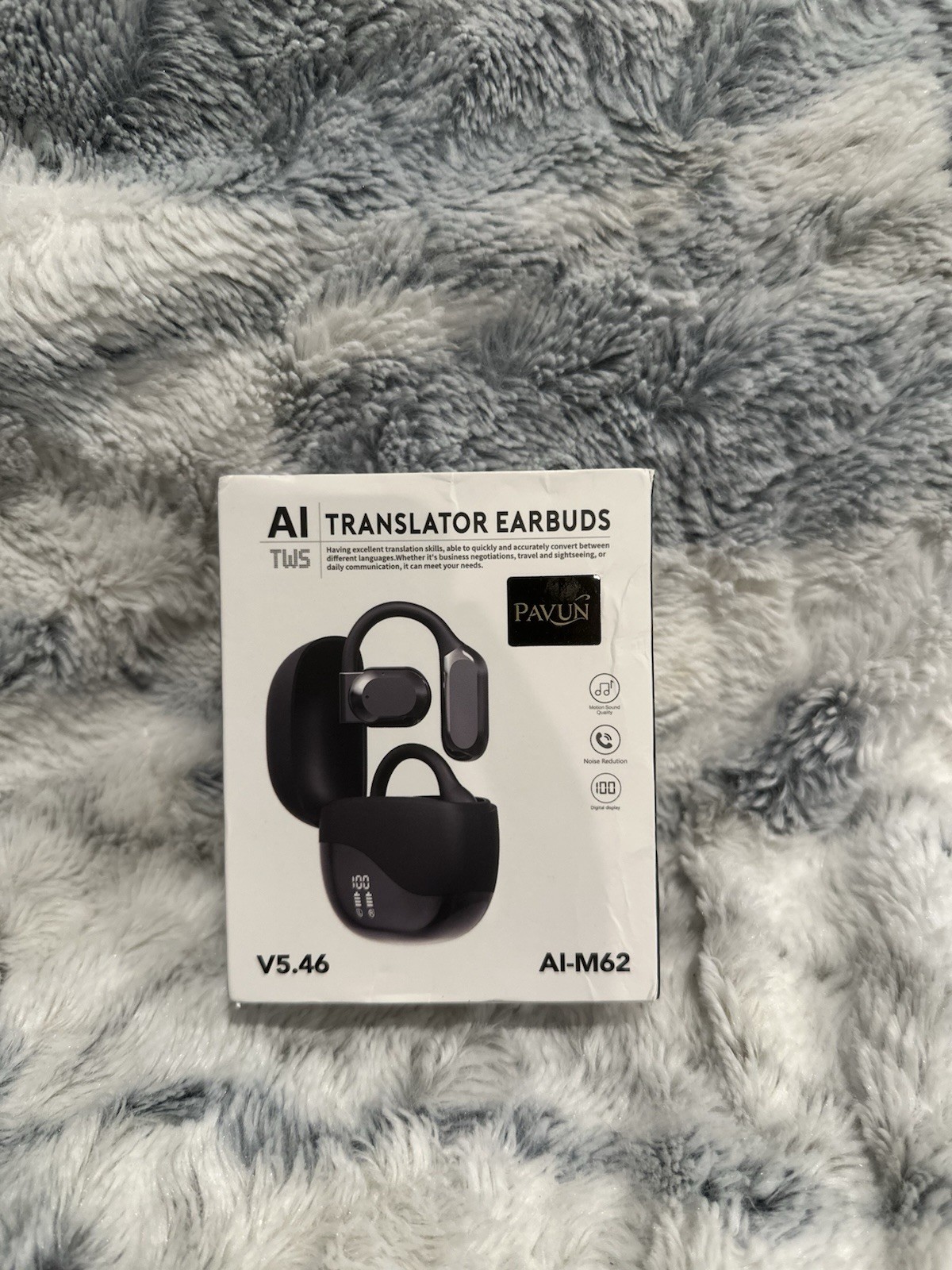 AI-M62 Translator Earbuds Bluetooth Translation Headphones