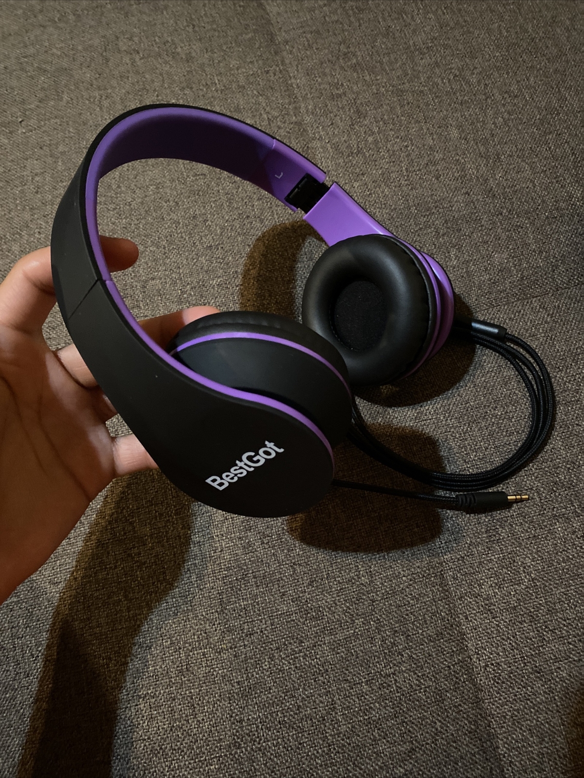 BestGot Girls Headphones for Kids Girls Adult with Microphone Volume Control