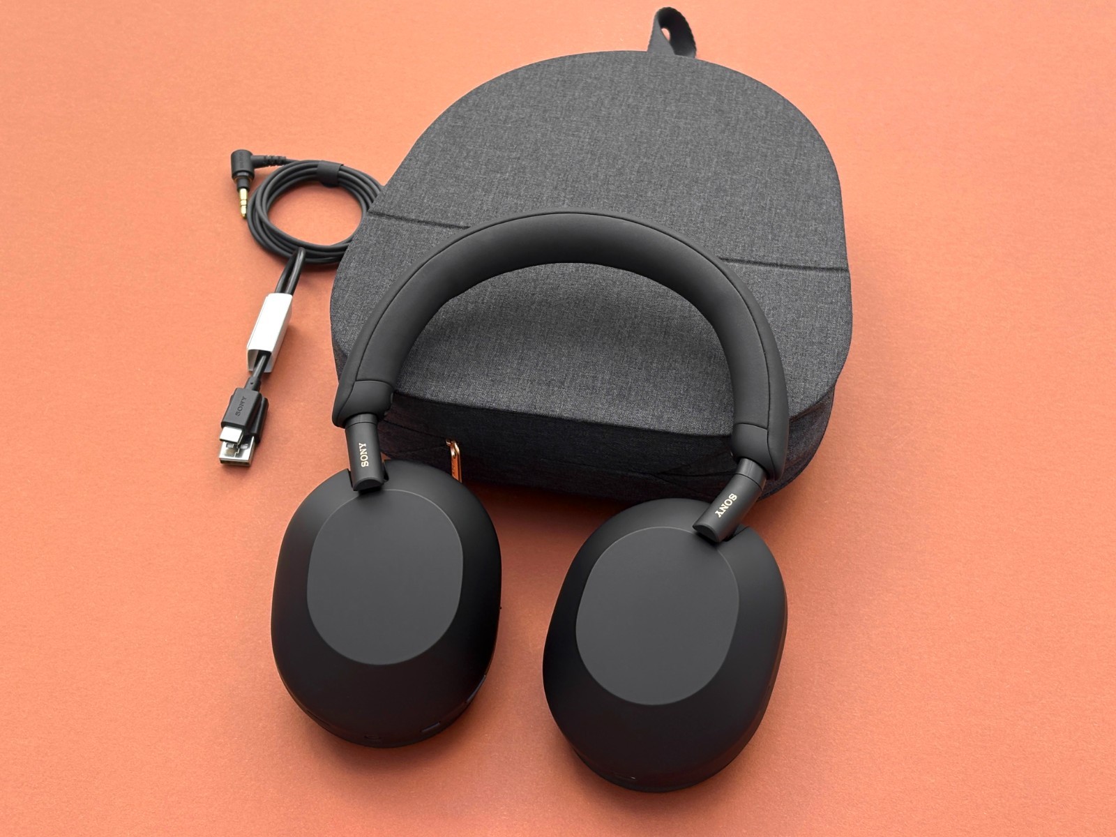 SONY WH-1000XM5 Wireless Noise Canceling Over Ear Headphones /w CASE- BLACK #OB