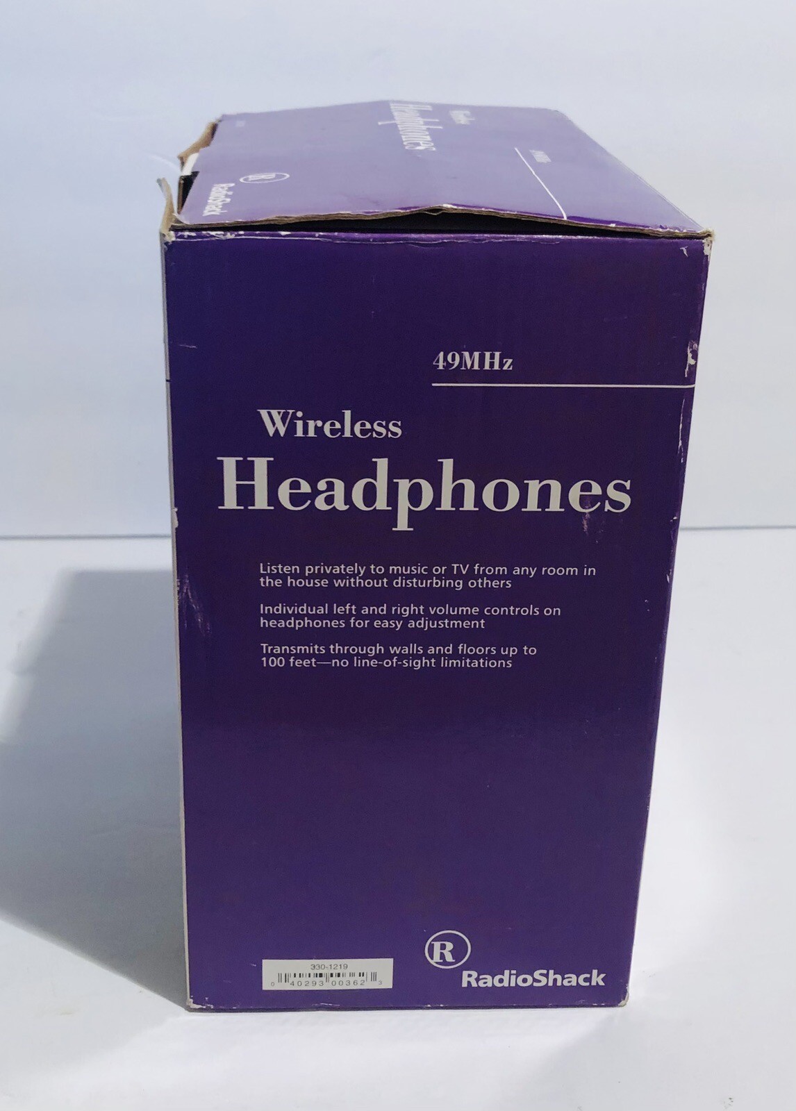 RadioShack 33-1219 Wireless 49MHz Headphone Transmitter Power AC Adapter TV Ear