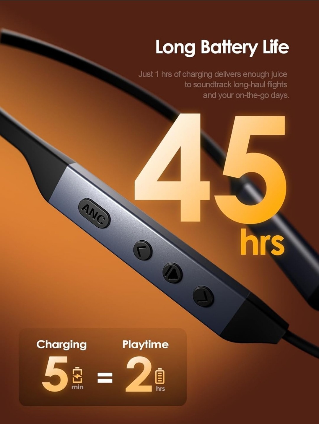 Rythflo, Hybrid Active Noise Cancelling Bluetooth 6.0 Headphones