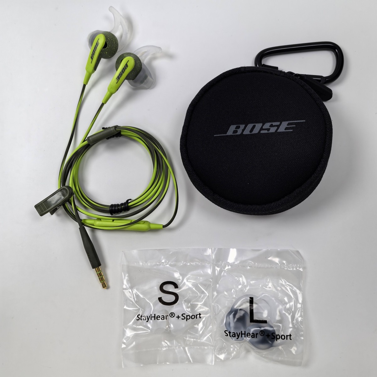 Bose SoundSport In-Ear Wired Headphones 3.5mm Jack Sport Earphones – Green