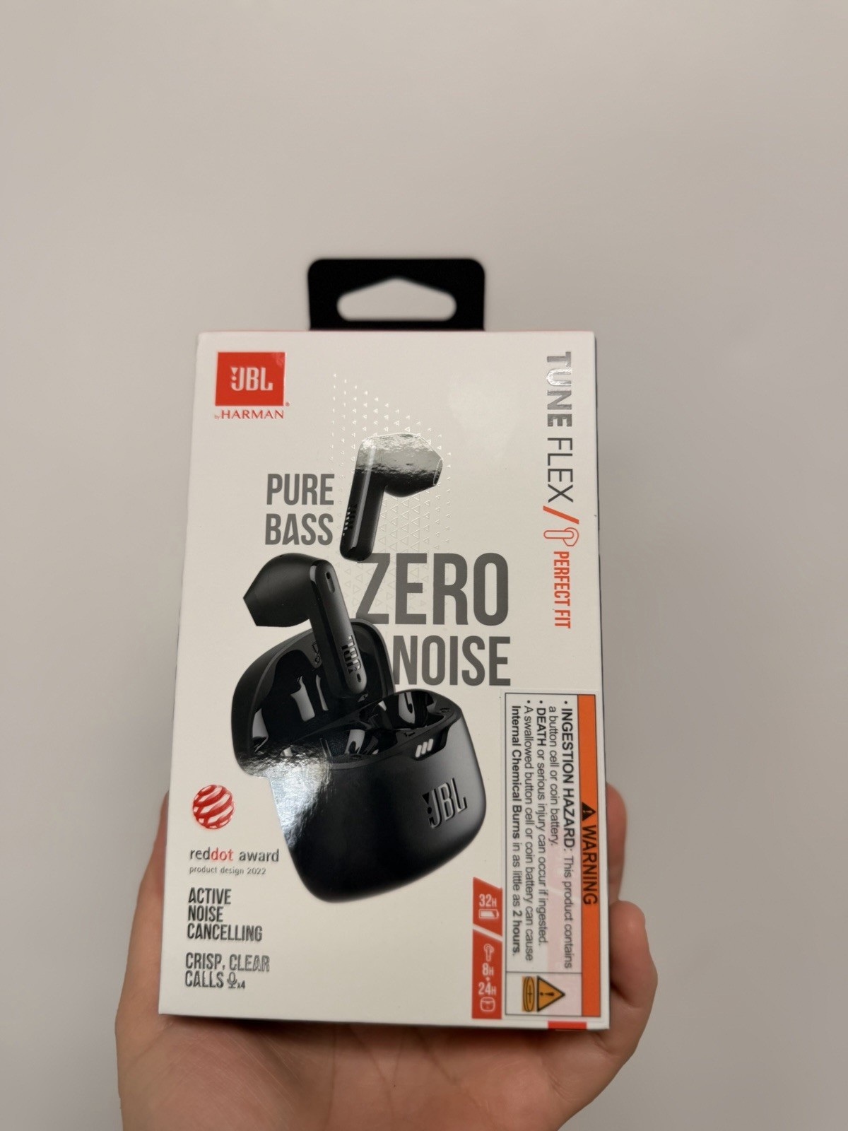 JBL Tune Flex True Wireless Earbuds – Active Noise Cancelling, Pure Bass
