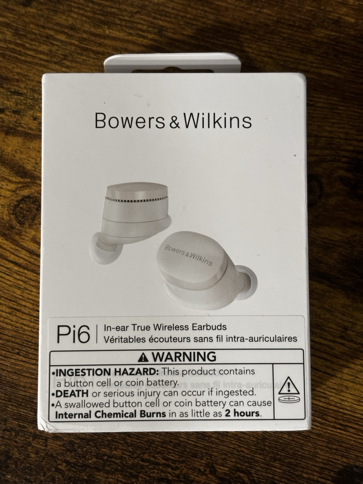 Bowers & Wilkins PI6 Wireless Earbuds – Cloud Grey New Sealed!