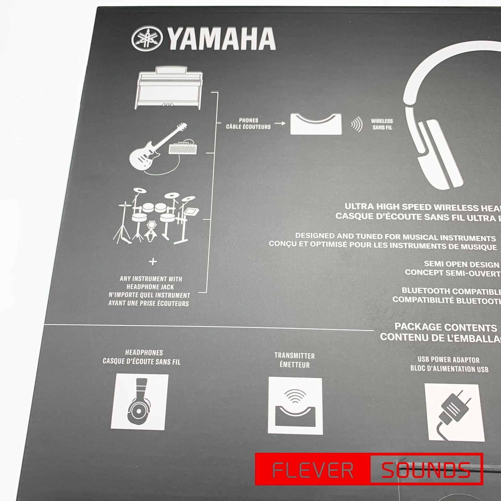 Yamaha YH-WL500 Wireless Headphone Semi-Open Back for Playing Musical Instrument