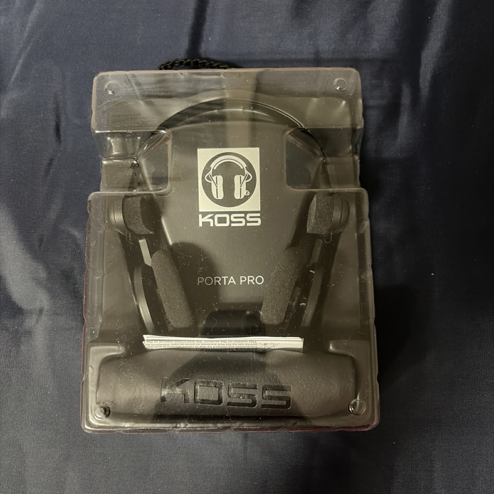 Koss Porta Pro Black On-Ear Headphones Retro Style (BRAND NEW UNUSED/ W BOX)
