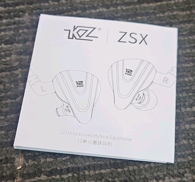 KZ ZSX 12 Units Hybrid Technology Earbuds – Silver