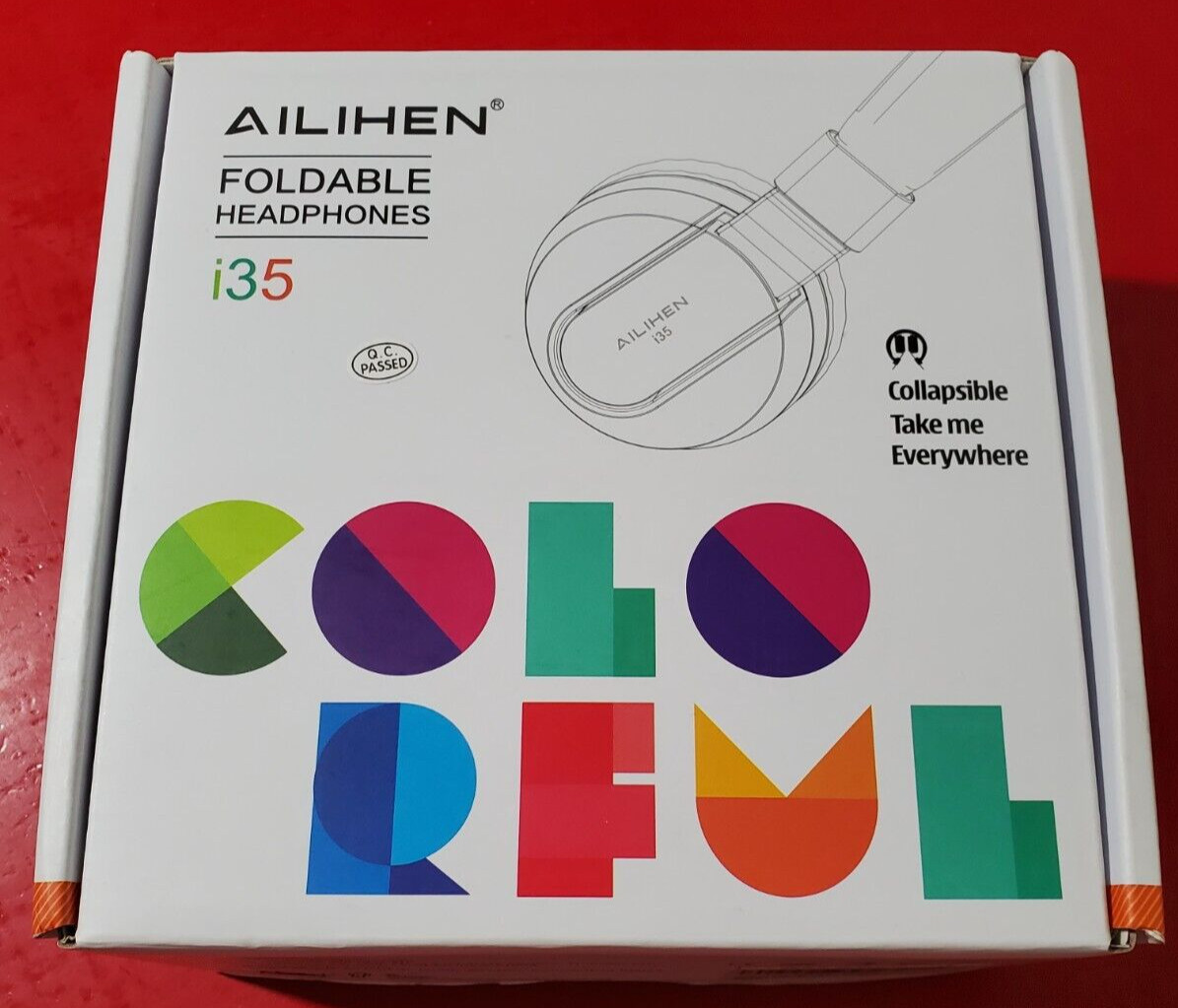 AILIHEN i35 Foldable Headphones for Kids: Collapsible Take me Everywhere