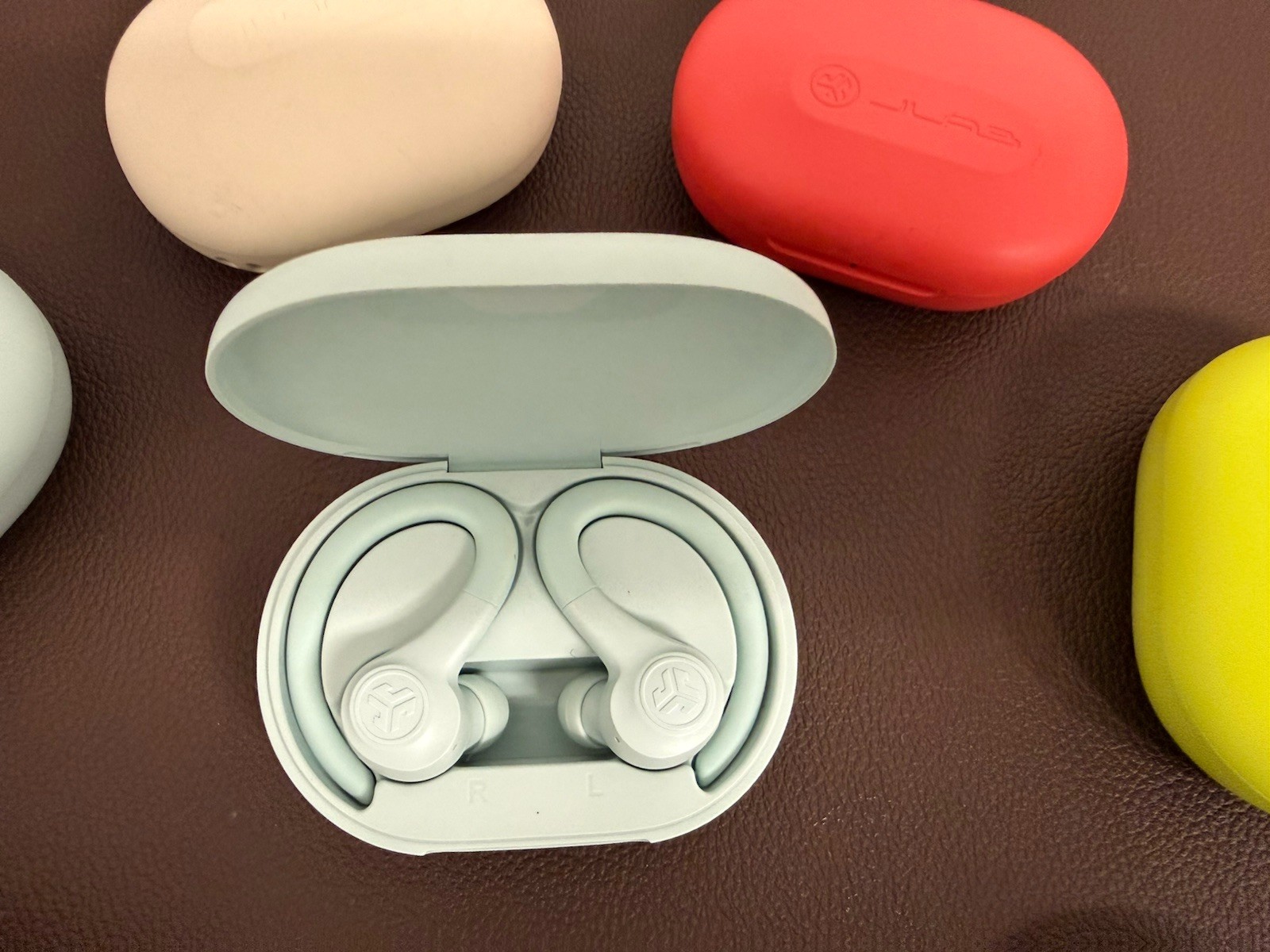 JLab Go Sport+ Workout Earbuds Featuring C3 Clear Calling Earhook Sport Design