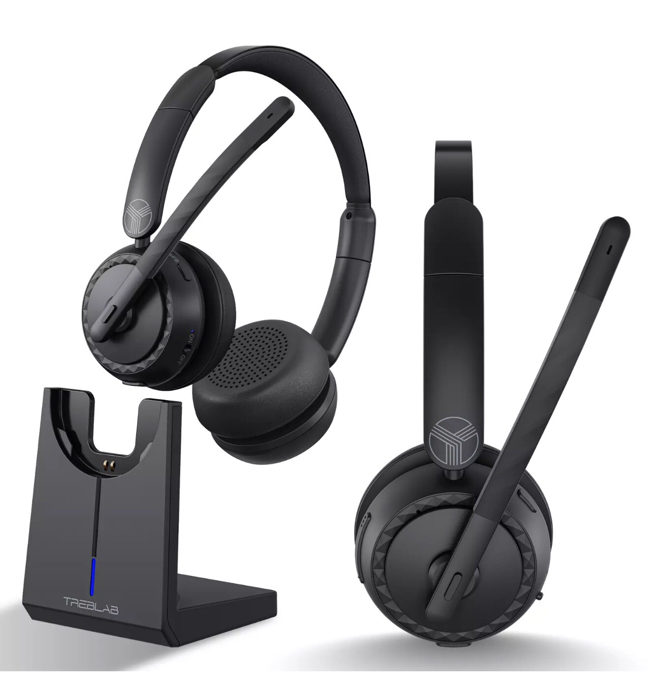 TREBLAB C7-Pro Wireless Bluetooth Headset, 45H Playtime, Bluetooth 5.3