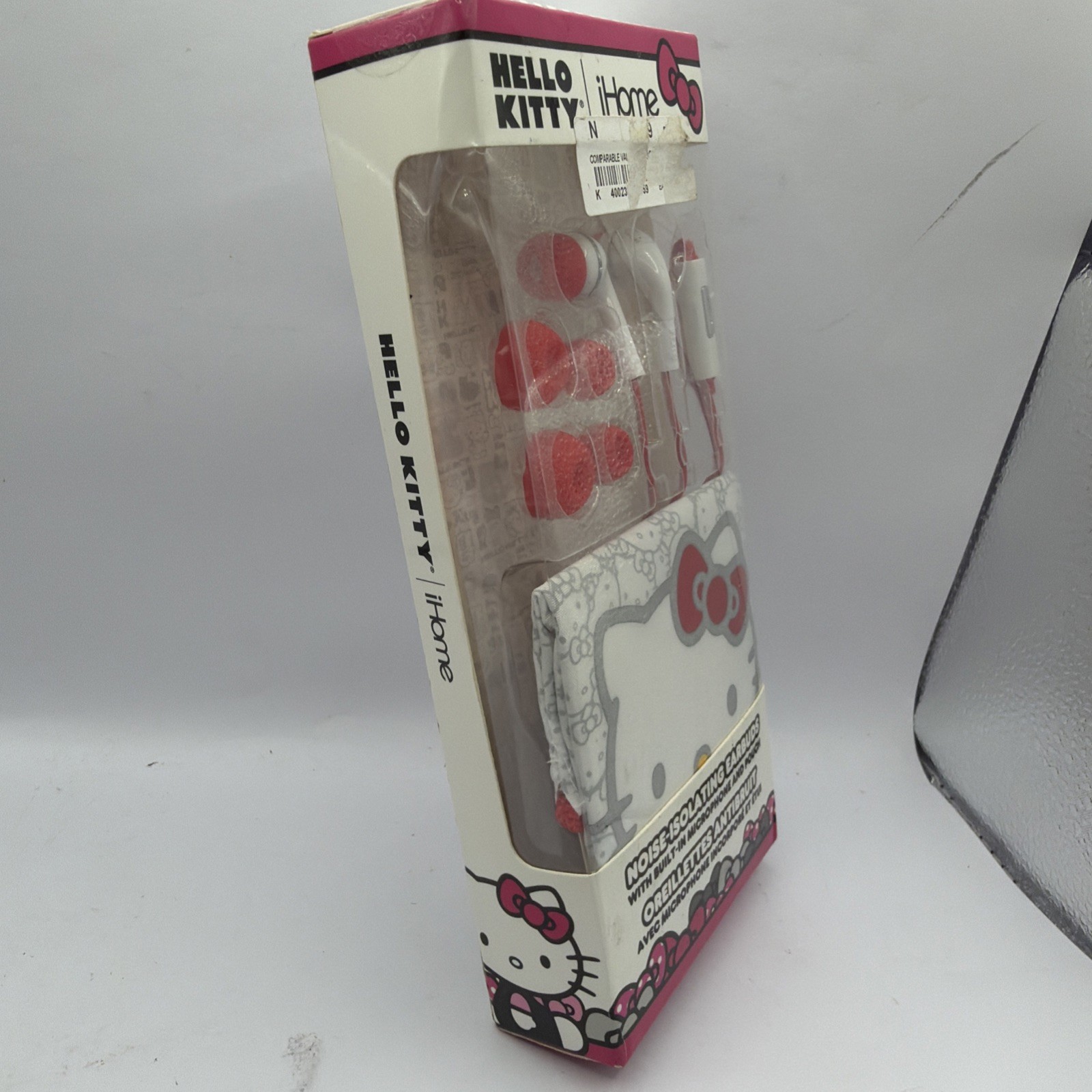 ihome Noise-Isolating Earbuds – Hello Kitty Wired Earbuds W/ Mic And Pouch