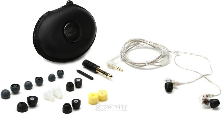 NEW Shure SE535-CL Clear Ear Buds / Earphones Headphones SE535 Free US 48 Ship!