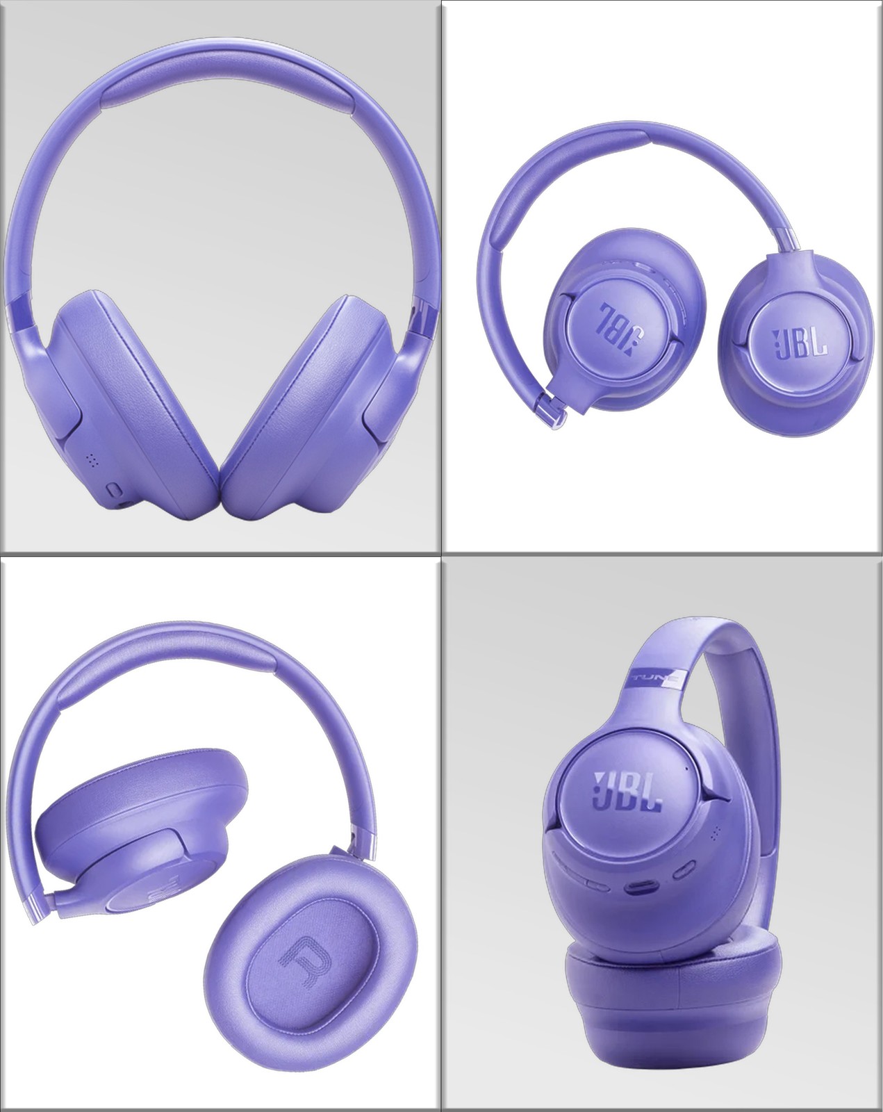 JBL Tune 730BT Wireless Over Ear Headphones Lavender Purple Bluetooth 6.0