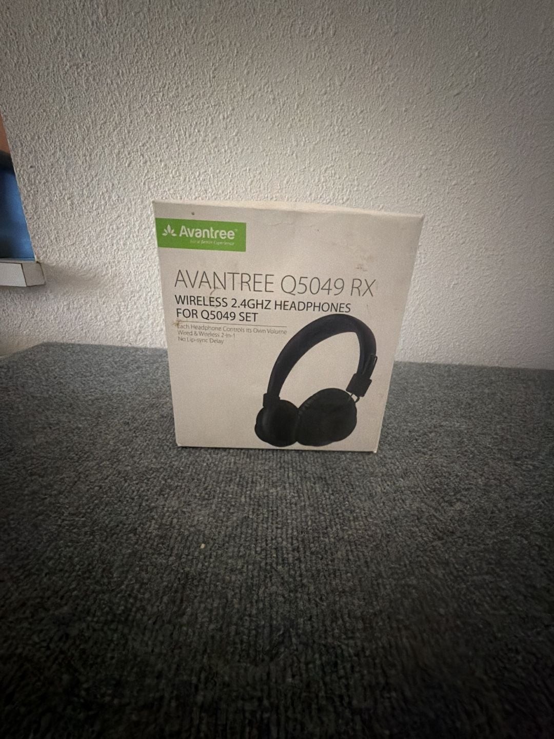 Avantree Q5049 RX Wireless 2.4GHz Additional Headphones for Q5049 Set
