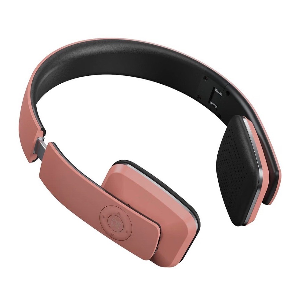 NEW Apex Pro Wireless Bluetooth Noise Cancelling Foldable Headphones Rose Gold