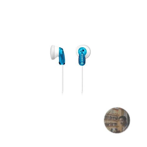 Sony MDRE9LP Blue Earbud Headphones 13.5mm Driver Neodymium Magnet New