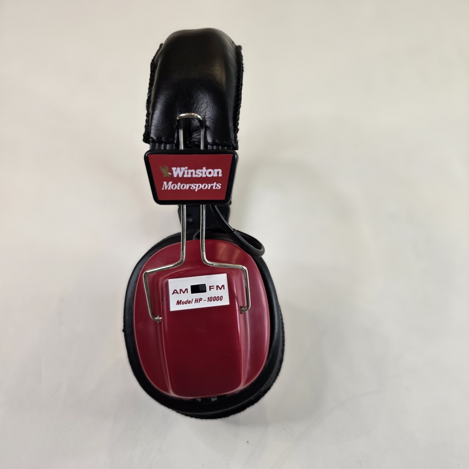 VINTAGE FROM 1960’S WINSTON MOTORSPORTS AM-FM OVER THE EAR HEADPHONES, Tested