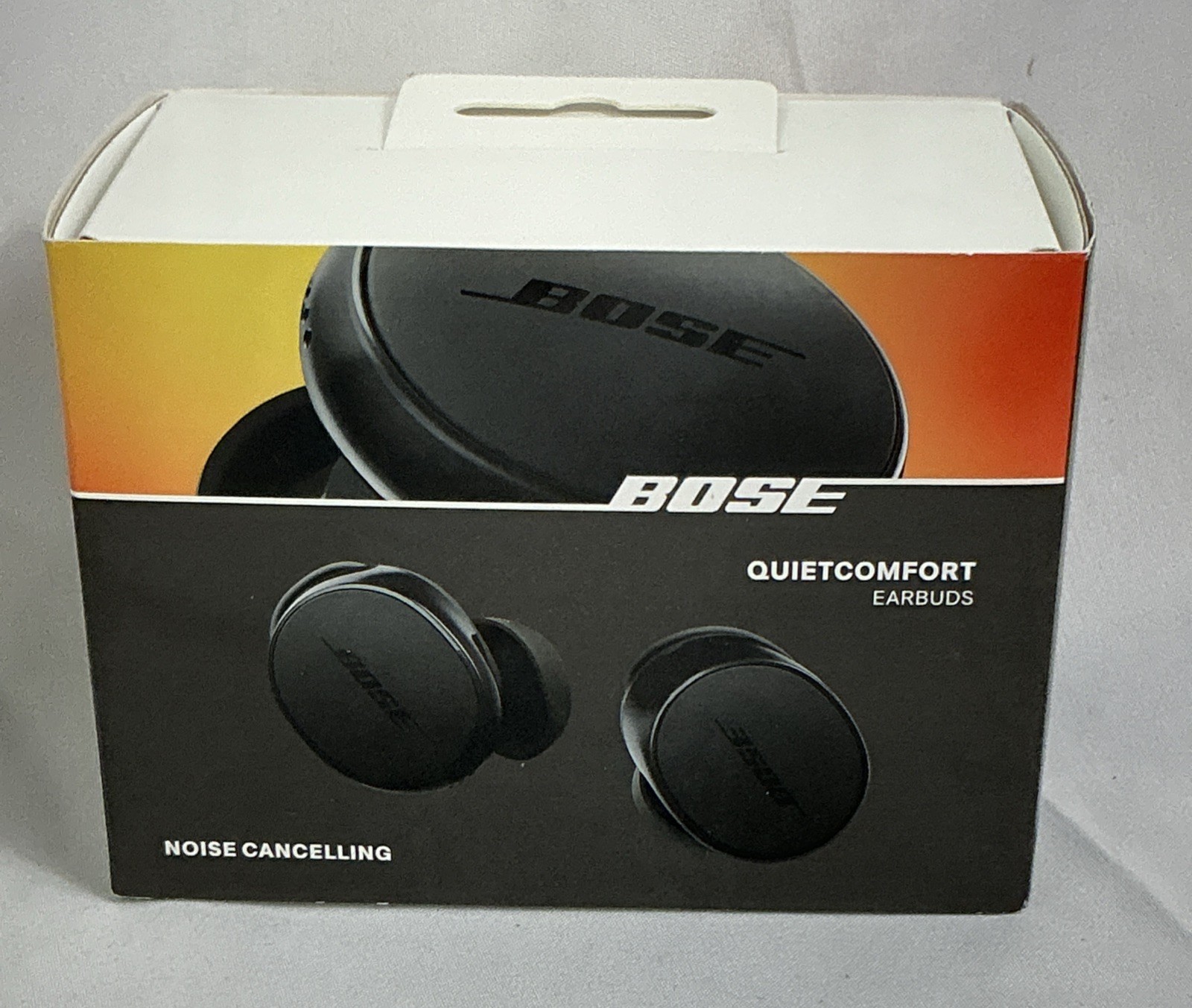 Bose QuietComfort True Wireless Noise Cancelling In-Ear Earbuds Black Open Box