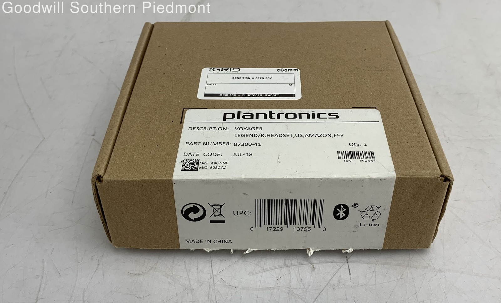 Plantronics Voyager Legend Wireless Bluetooth Headset – N/A – Open Box