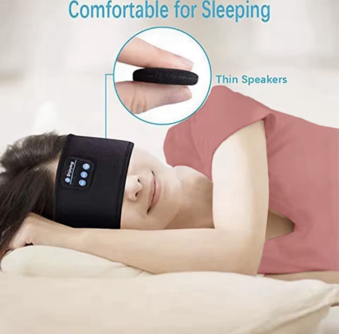 Bluetooth Speakers Sleep Headphones Music Eye Mask & Sports