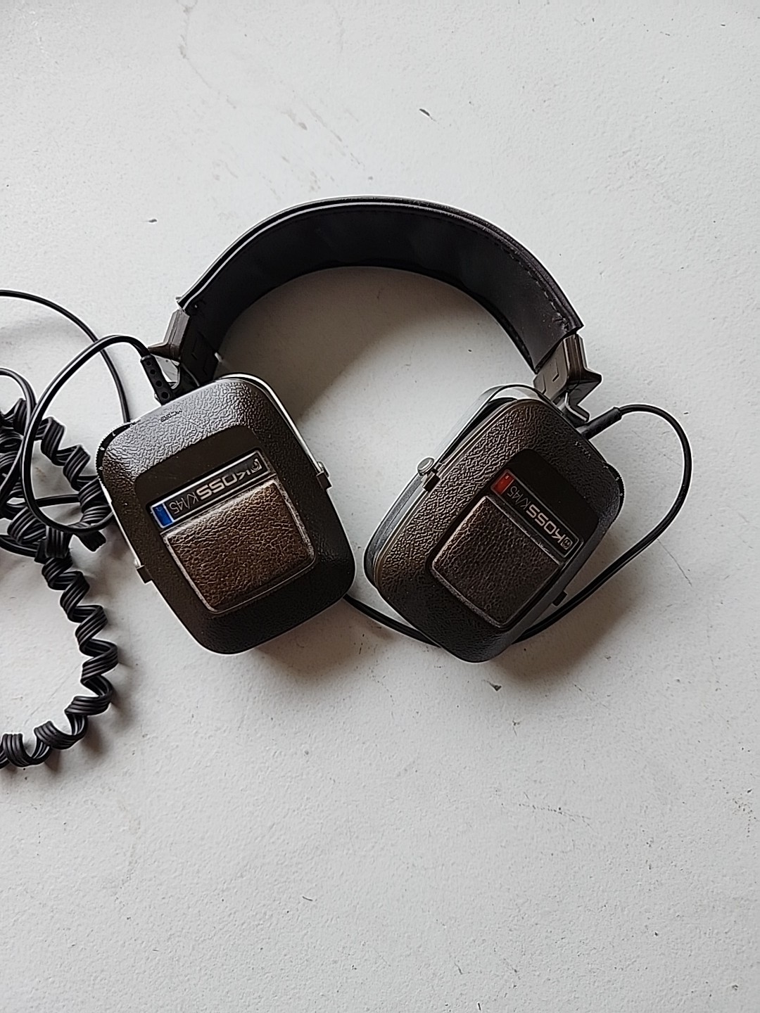 Vintage 1976 Koss K/145 Hi-Fi Headphones Stereo 6.3mm Jack
