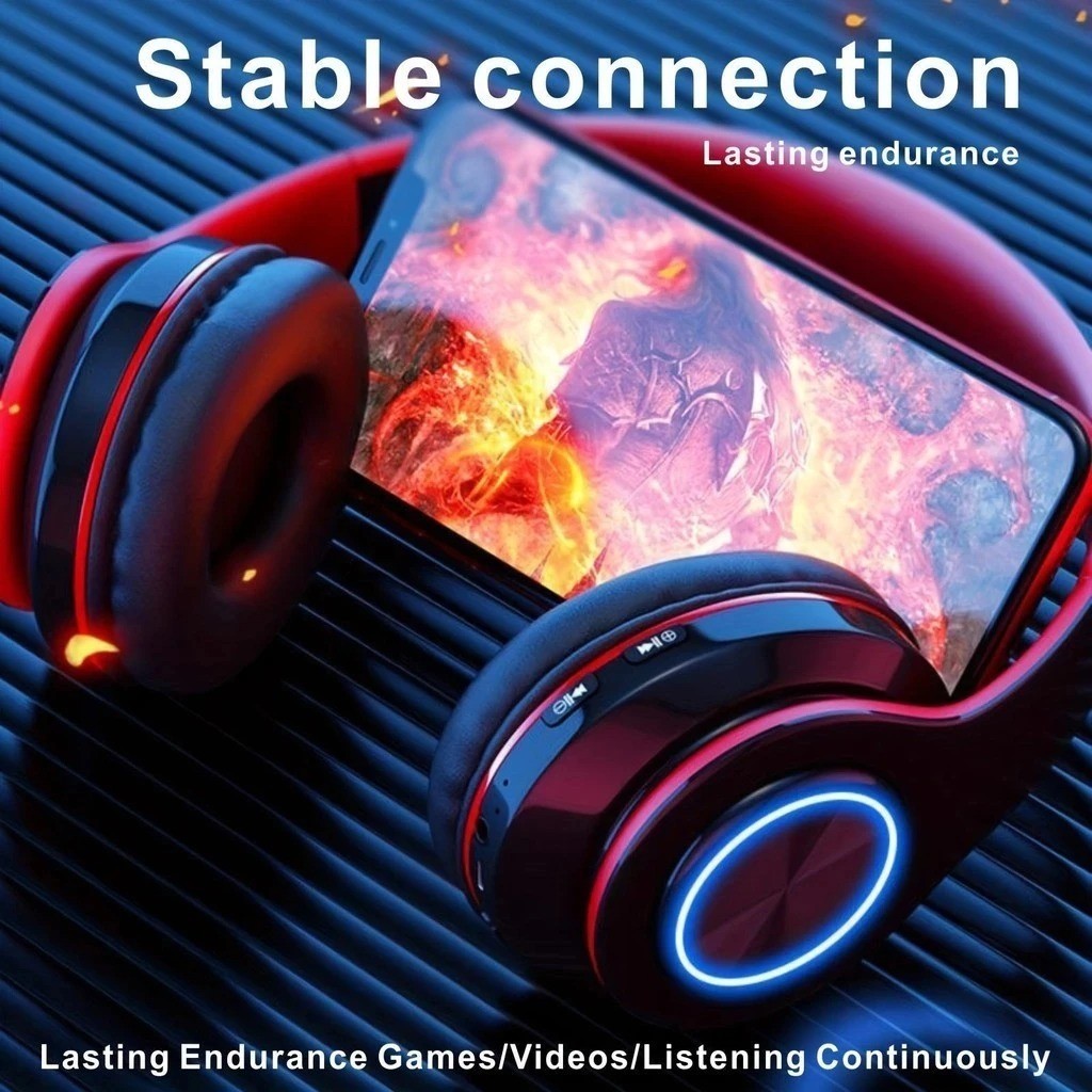 Super Bass Wireless Bluetooth Headphones Foldable Stereo Earphones Headsets Mic