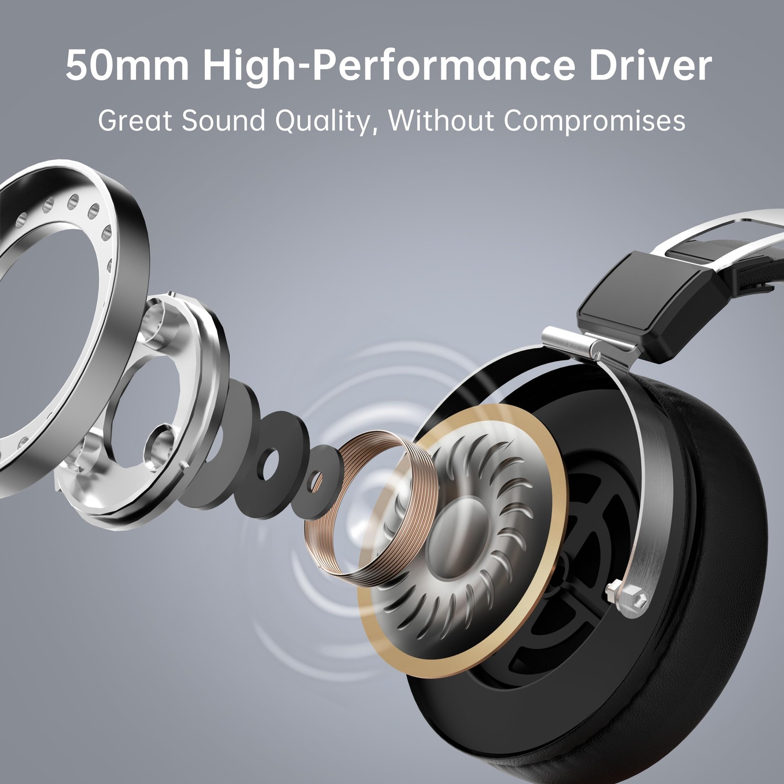 Wired Studio Headphones with 32Ω, Professional Over-Ear Monitor Headset for R…