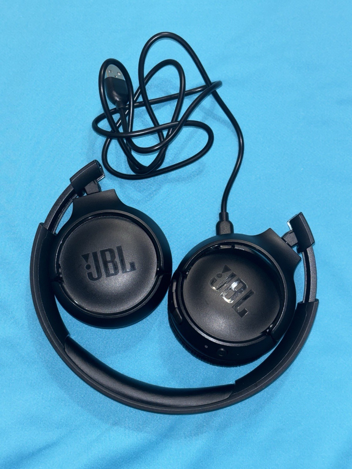 JBL TUNE 750BTNC Black Headband Over-Ear USB Wired Double Earpiece Headphones