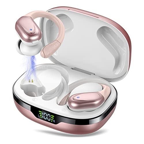 Ear buds Wireless Earbuds Bluetooth 5.3 Headphones 60hrs Playtime with Rose