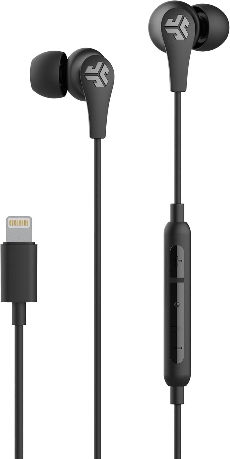 JLAB JBuds Pro Earbuds Titanium 10mm Drivers Music Control Black – Lightning OB