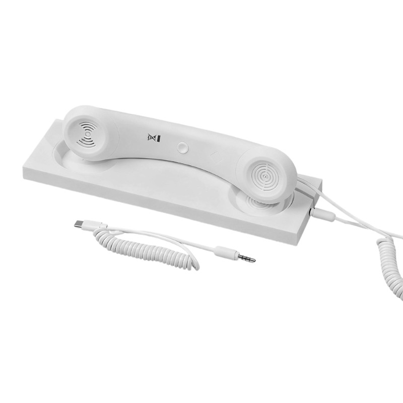 Premium ABS Handset Ergonomic Ease Noise Cancelling for Business Communication