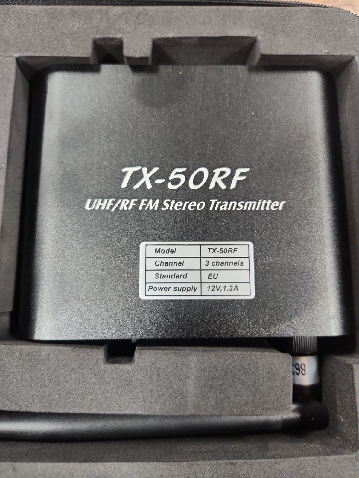 Silent Disco Sound System 3 Channel Wired Transmitter TX-50RF