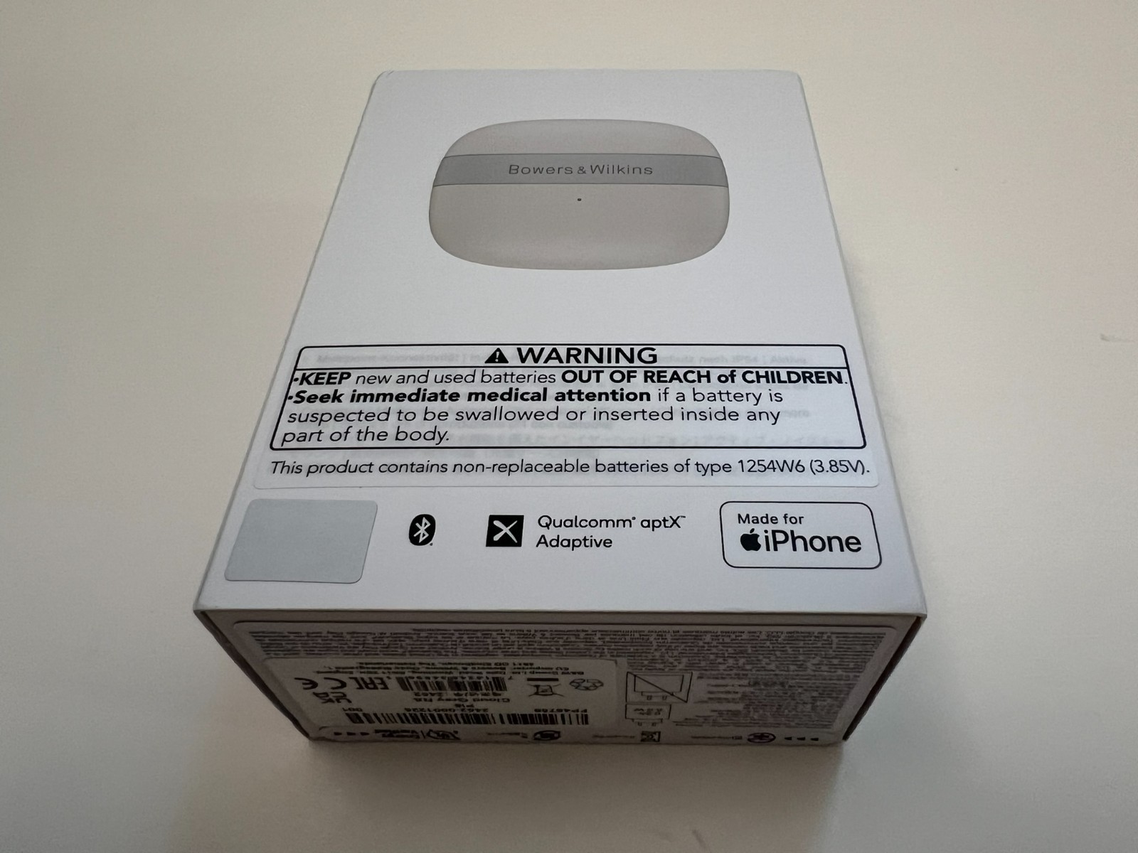Bowers & Wilkins Pi6 Wireless Noise Cancelling Earbuds | Cloud Grey – New