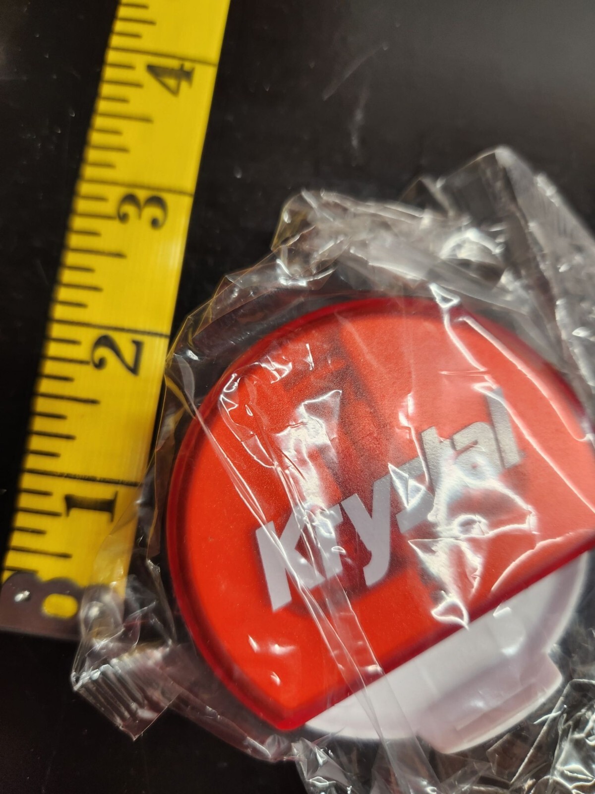 Krystal Branded Round Red Ear Buds – New in Package