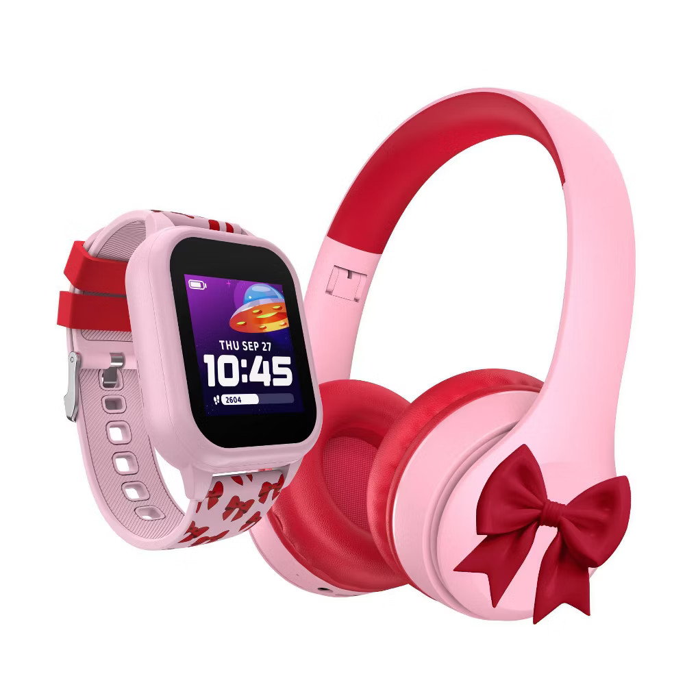 PlayZoom Kids’ Smart Watch and Bluetooth Headphone Bundle Gift Set