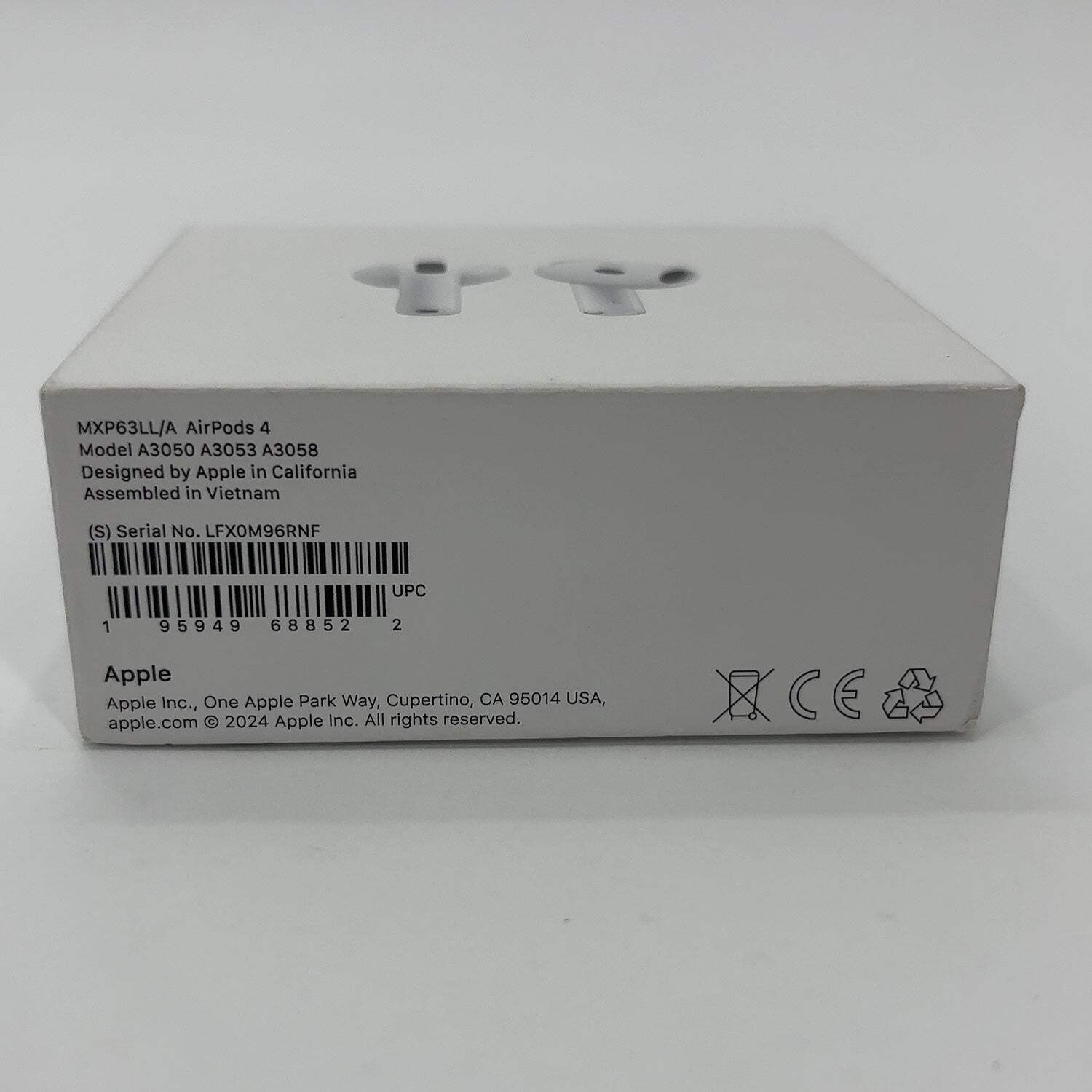 New Apple AirPods 4th Gen with Charging Case A3053 A3058 A3050 MXP63LL/A
