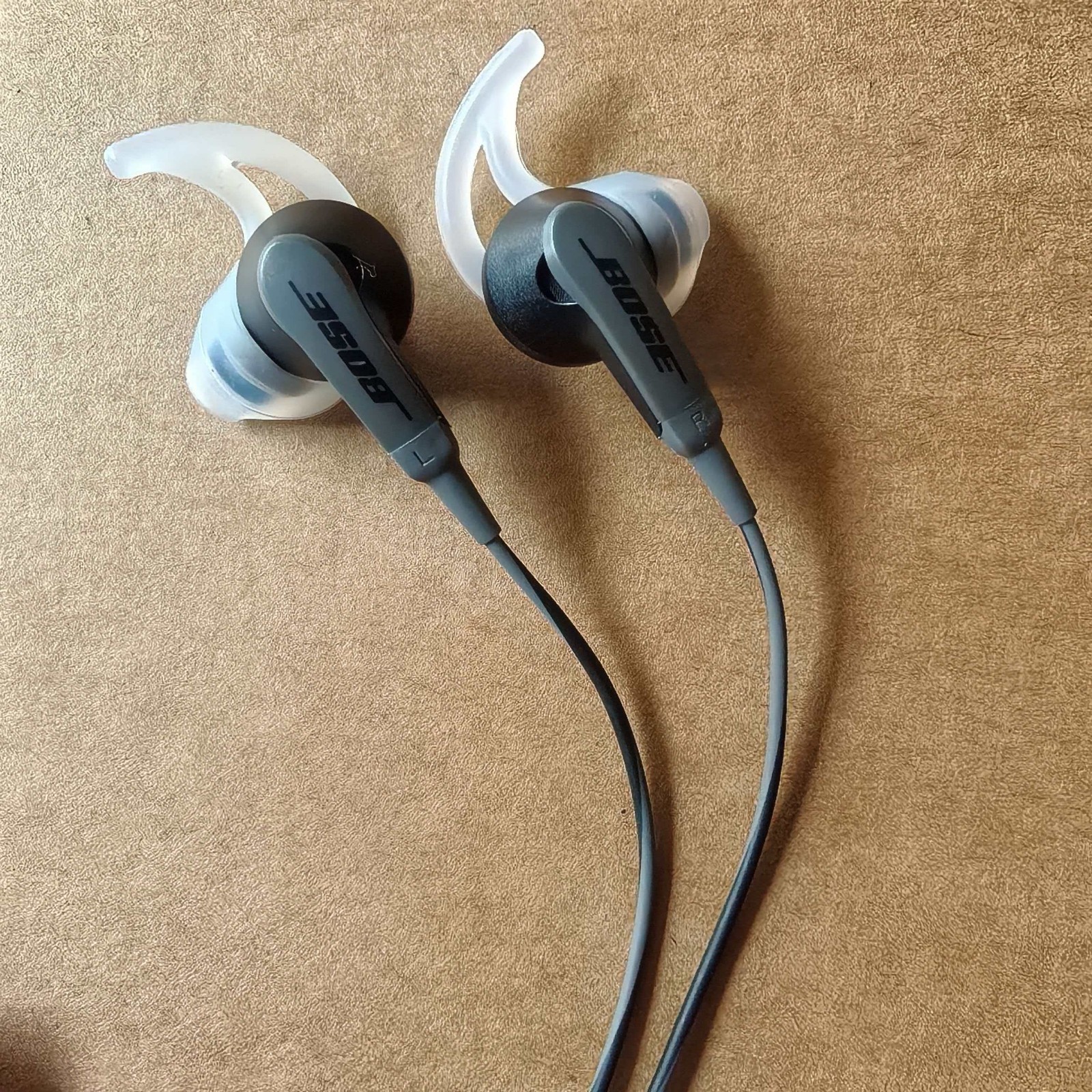 Original Bose SoundSport In-Ear Earphones Headset 3.5mm plug Charcoal Black