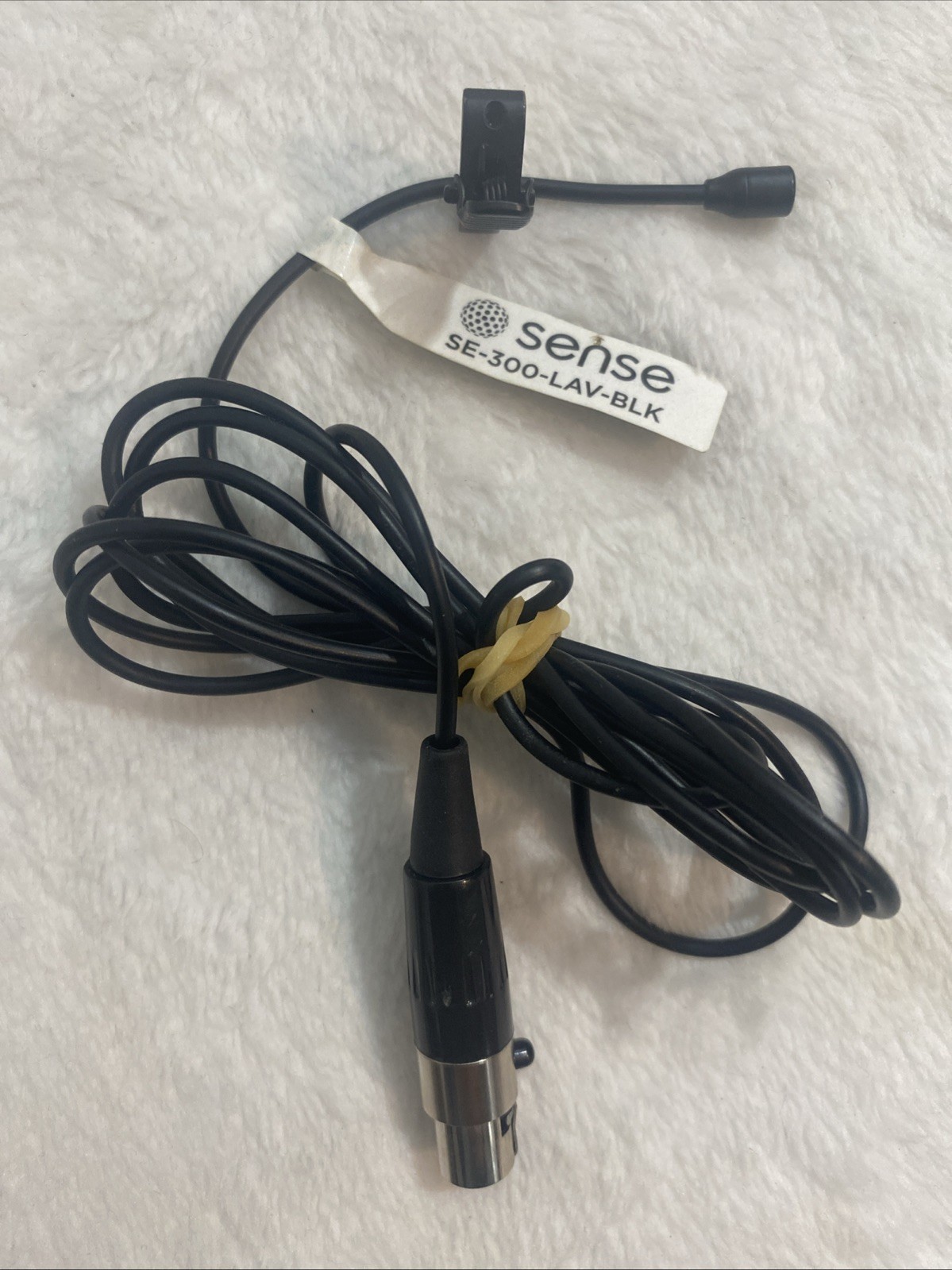 Sense Headset Microphone SE-300-LAV-BLK Single Ear Cilp 1.5M With SE-300-WT-BODY