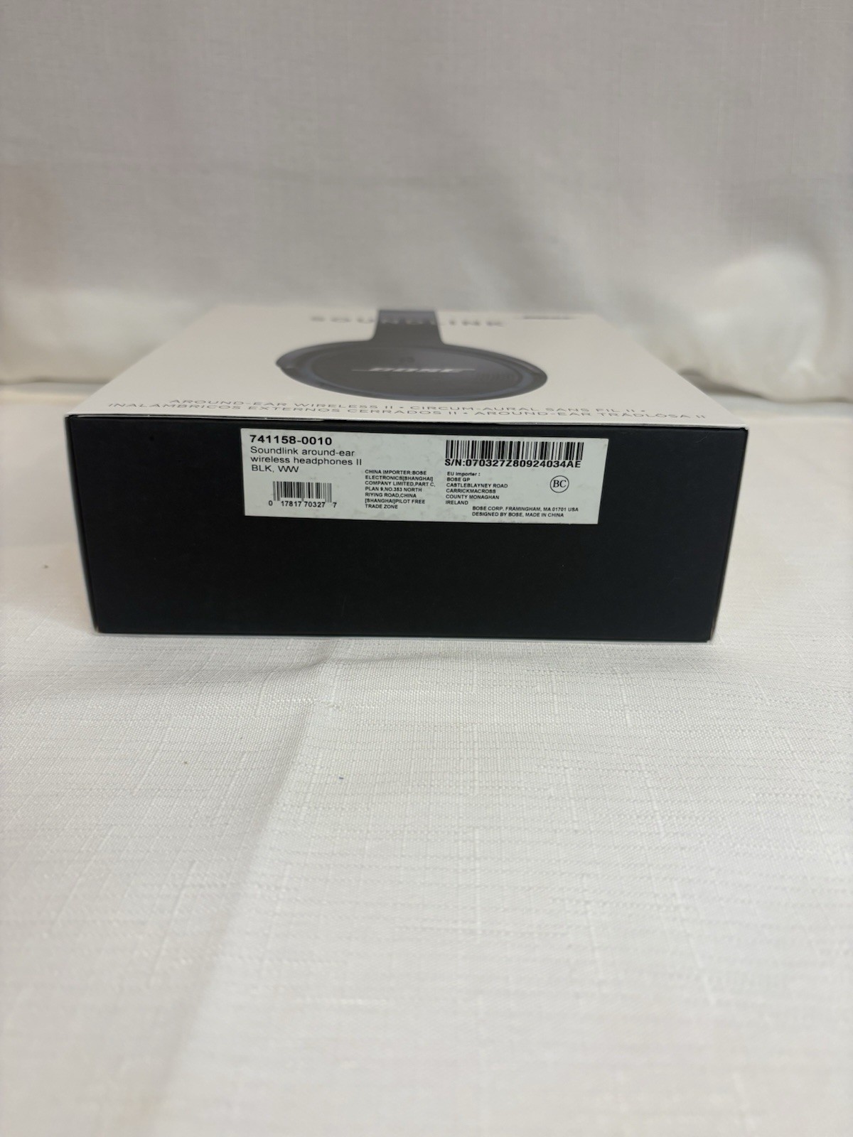 NEW Bose SoundLink Around-Ear II AE2W Wireless Bluetooth 741158-0010-BLACK