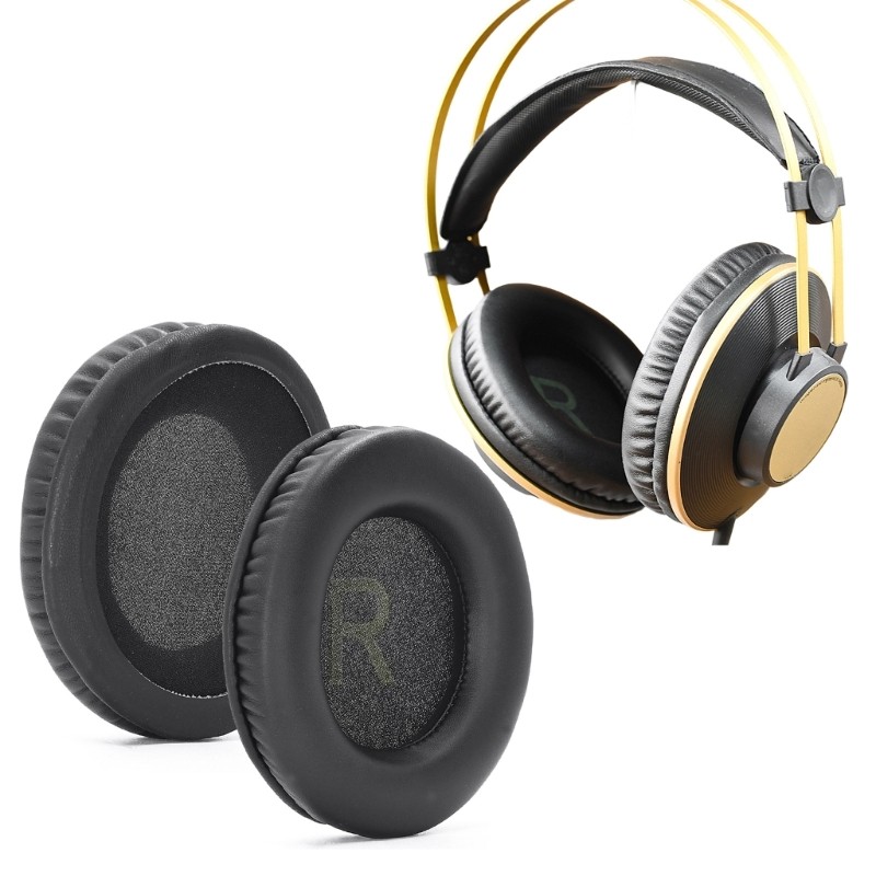Breathable Protein Leather Ear Pad for K52 K72 K92 K240 242 Headphone Earcups