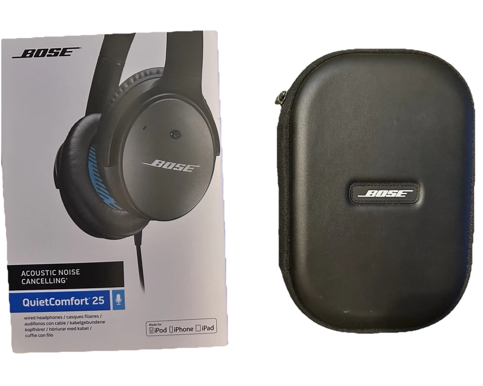Bose QuietComfort QC25 Wired Noise Cancelling Headphones for Apple Devices