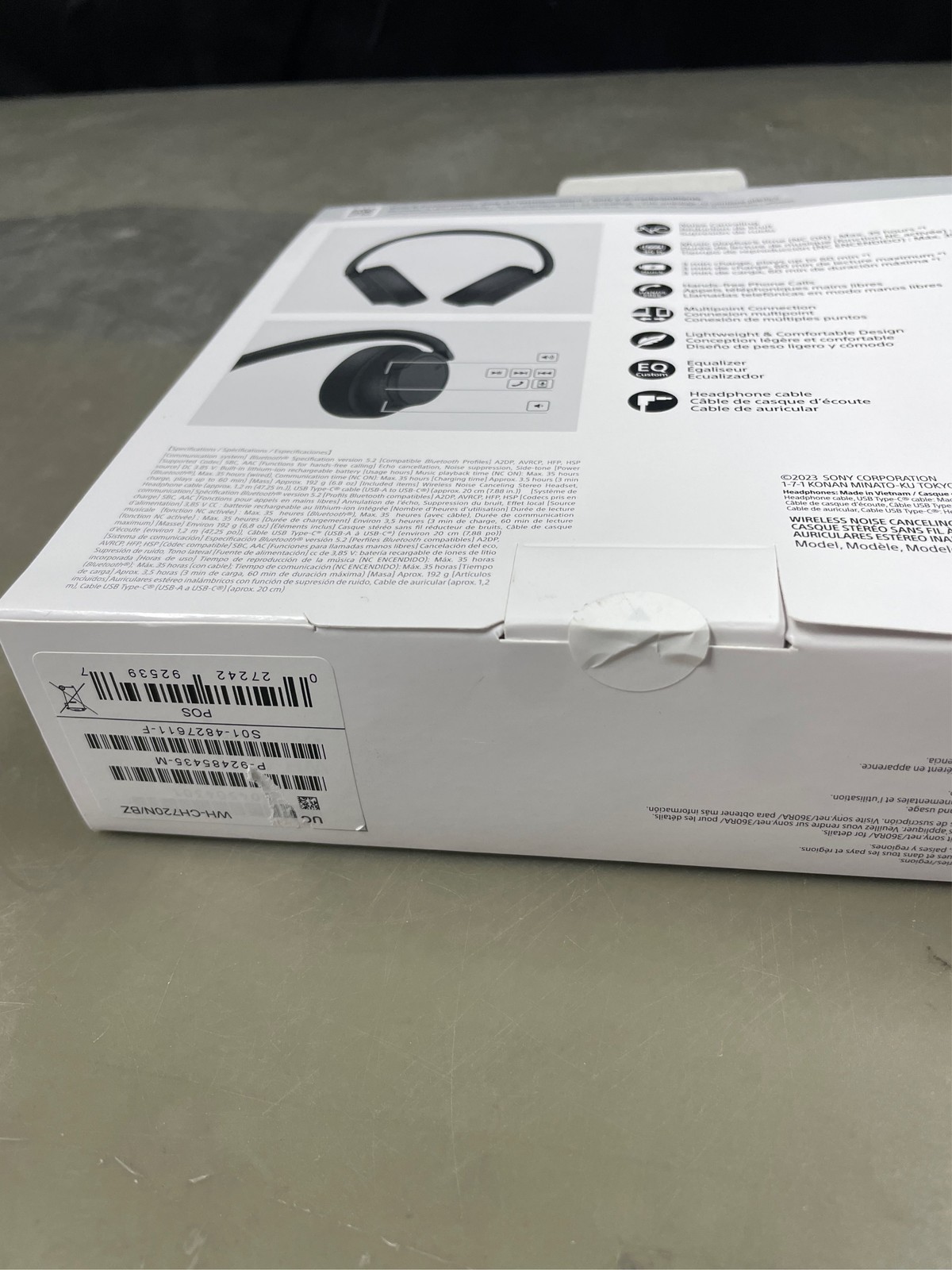 Sony Wireless Over The Ear Wireless Noise Canceling Headphones 6