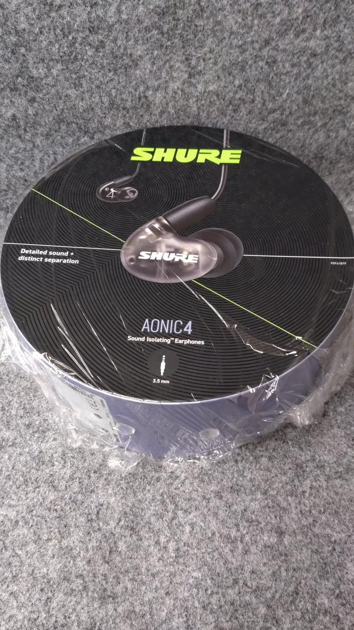 Shure Aonic 4 Earphones, 20Hz-20kHz, 25H Playback, Noise Canceling, Unused