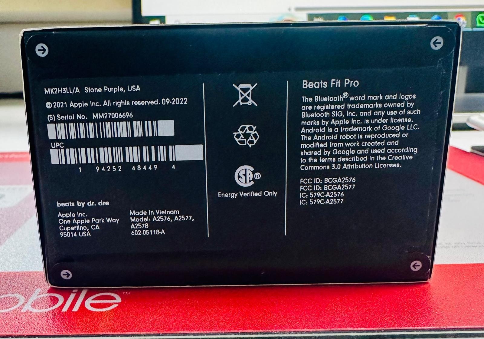 Beats by Dr. Dre Fit Pro True Wireless Earbuds – Stone Purple