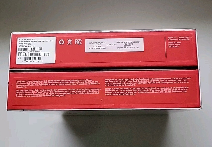 Beats By Dr. Dre ML9D2LLA Headphones -Blue Sealed