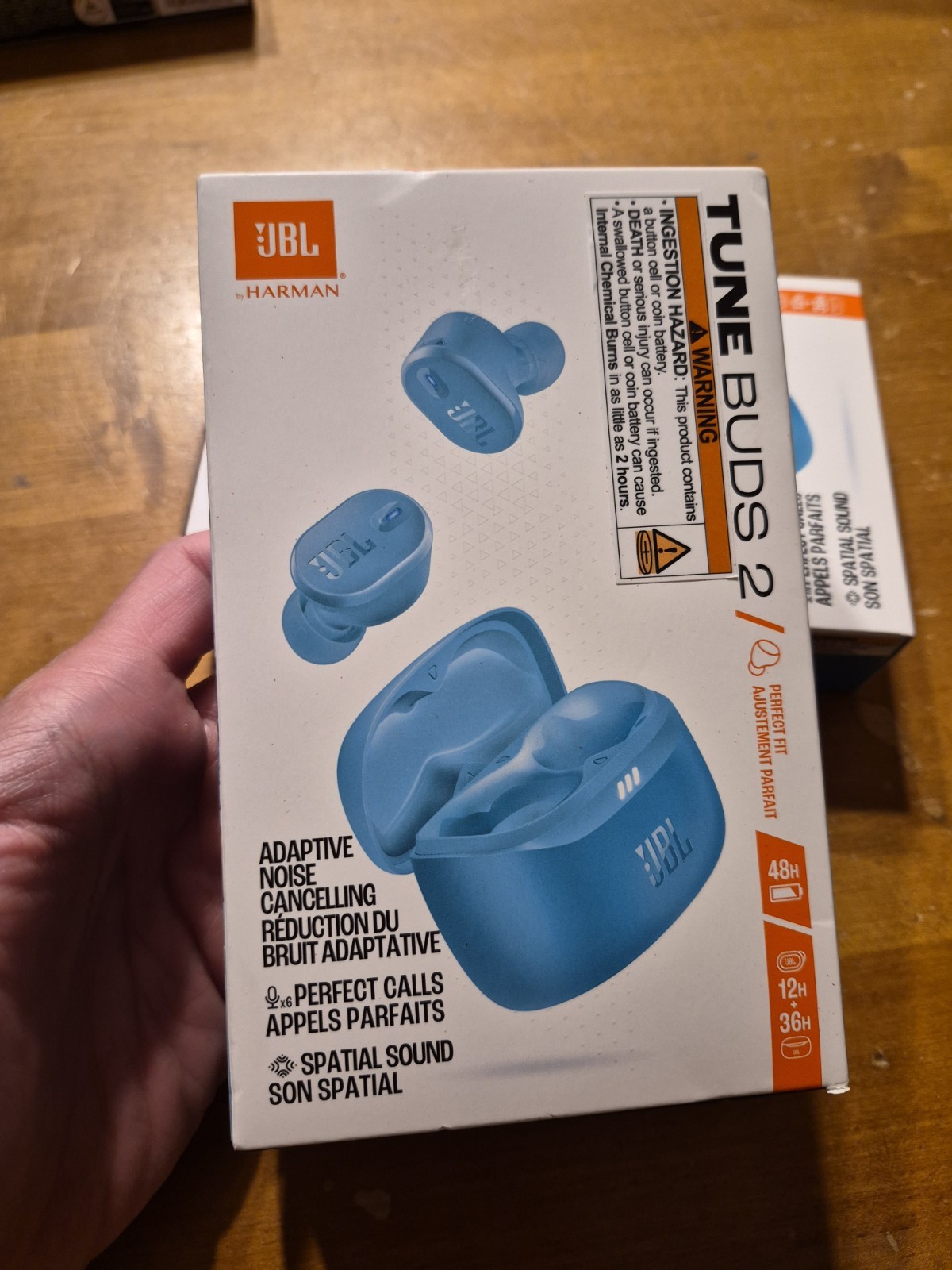 JBL Turquoise Tune Buds 2 Earbuds Perfect Fit Adaptive Noise Cancelling